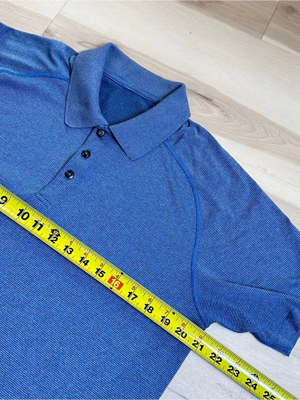 Lululemon Metal Vent Tech Polo Mens L Short Sleeve Collared Golf Gym Lightweight - Picture 4 of 10